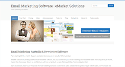 Desktop Screenshot of emarketsolutions.com.au